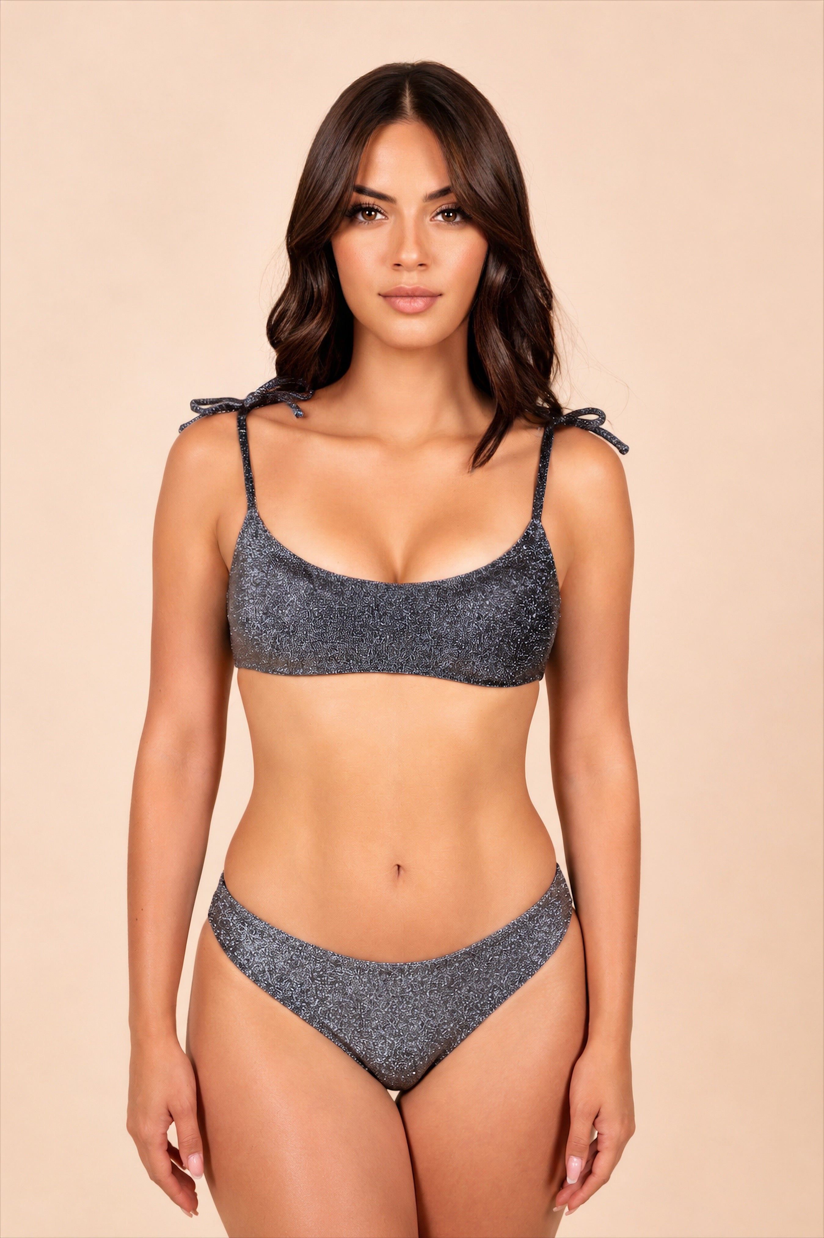 Bikini Donna Lumière — Lycra Glitterata Made in Italy