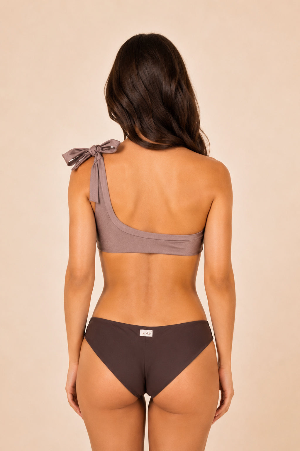 Bikini Donna Saint Tropez — Fascia Monospalla Double Face Made in Italy
