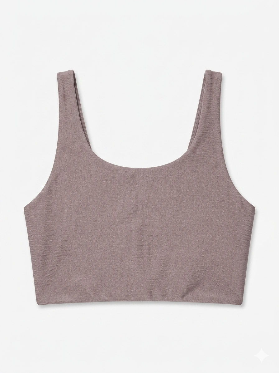 Top Donna Lycra Glossy — Reversibile Taglia Unica Made in Italy