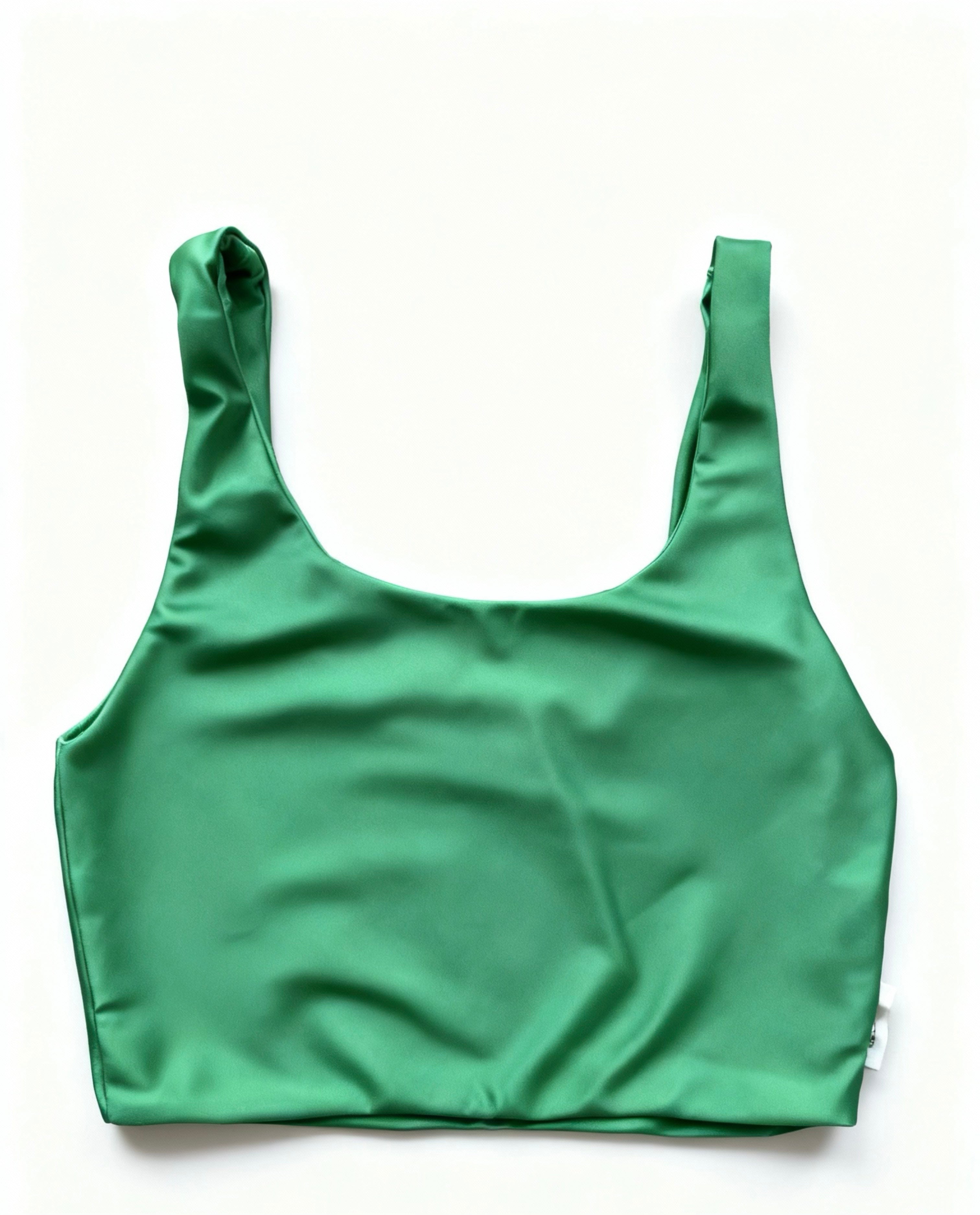 Top Donna Lycra Glossy — Reversibile Taglia Unica Made in Italy