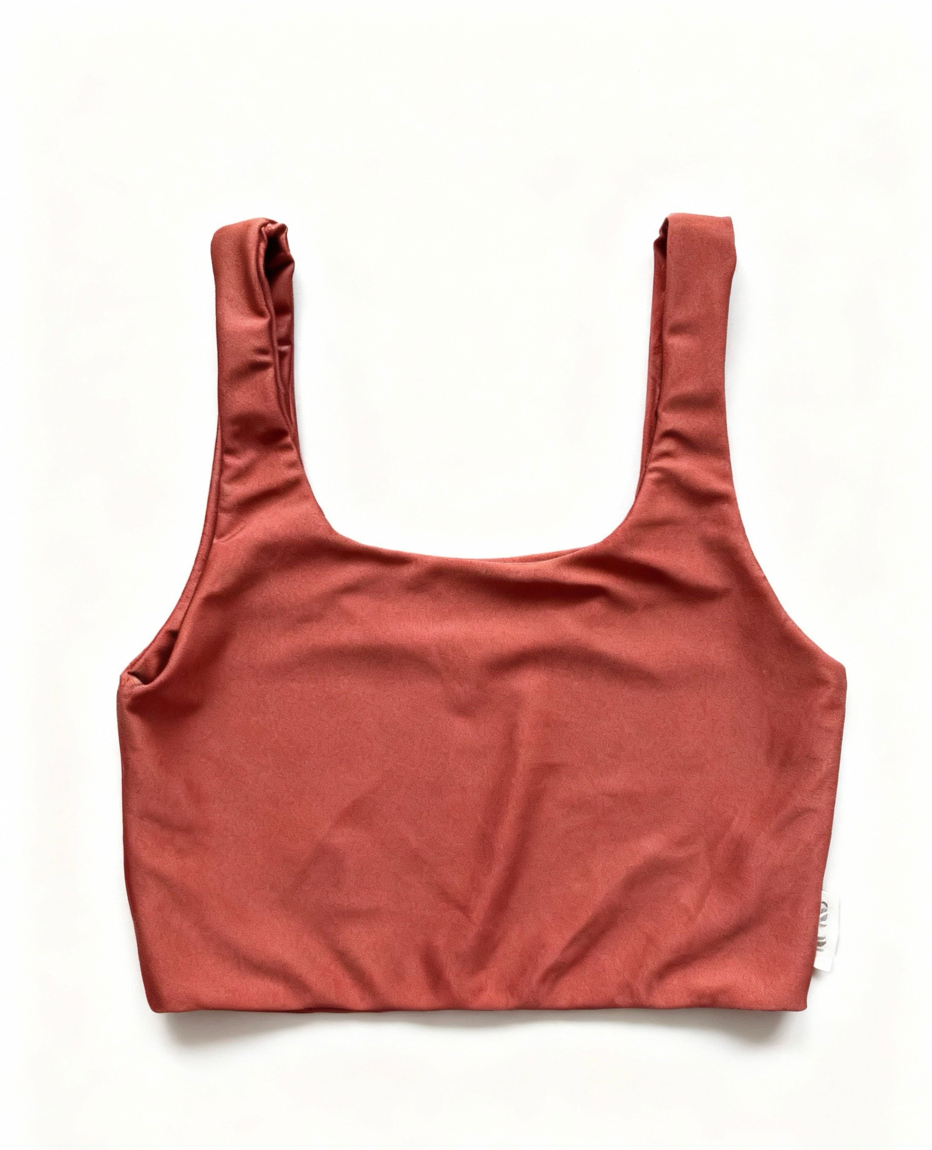 Top Donna Lycra Glossy — Reversibile Taglia Unica Made in Italy