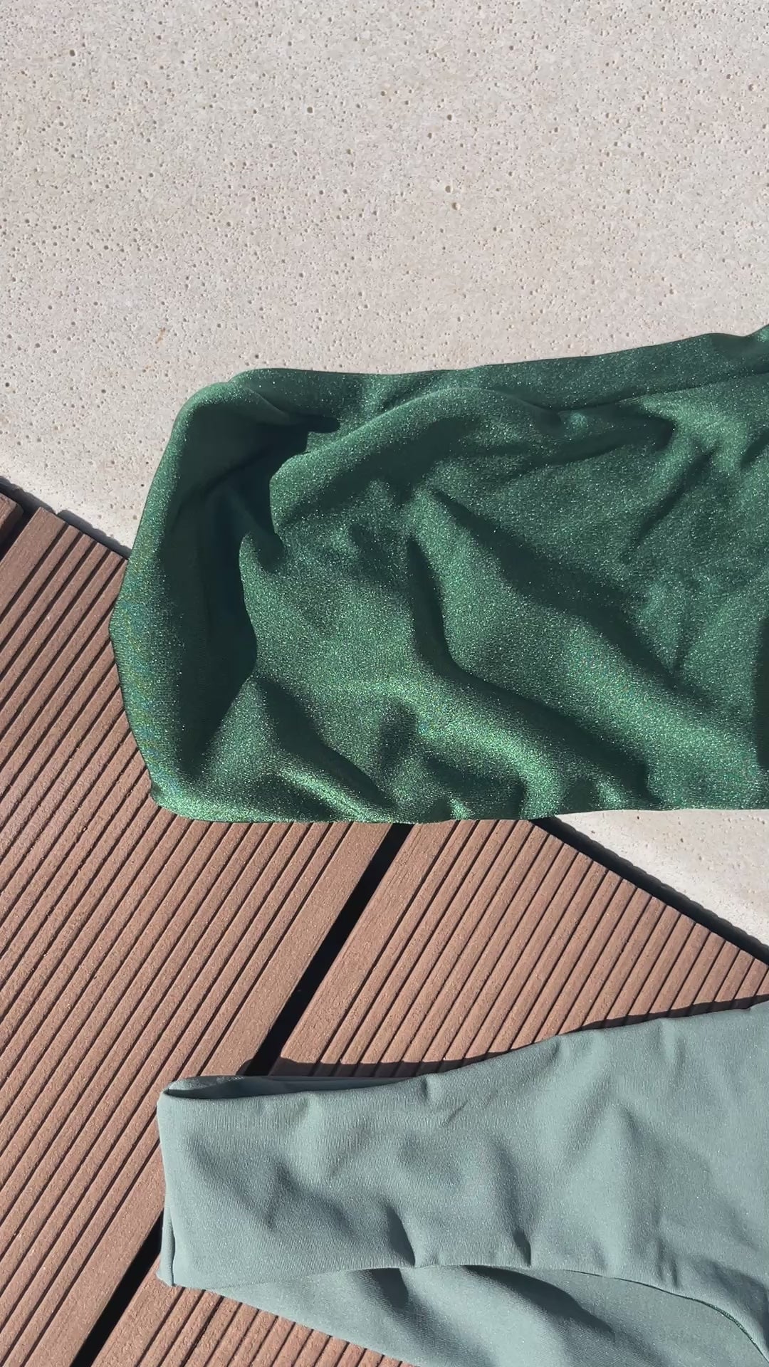 Bikini Donna Saint Tropez — Fascia Monospalla Double Face Made in Italy